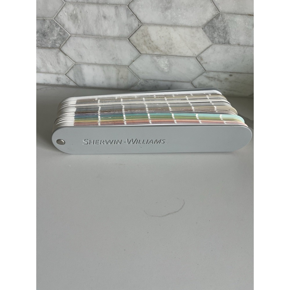 2015 Sherwin Williams Color Snap Paint Swatches Sample Fan Deck Book Match Chips - Picture 2 of 3